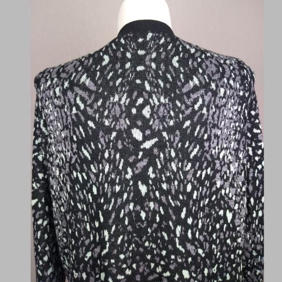 Lane Bryant Leopard Jacquard Animal Print Duster Cardigan Size 18/20 NWT - Picture 6 of 14
